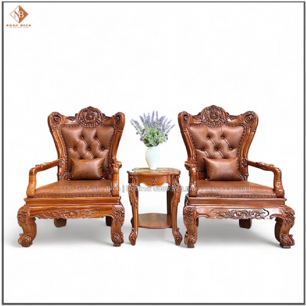 Bộ 3 món ghế thủ trưởng phòng khánh tiết 
