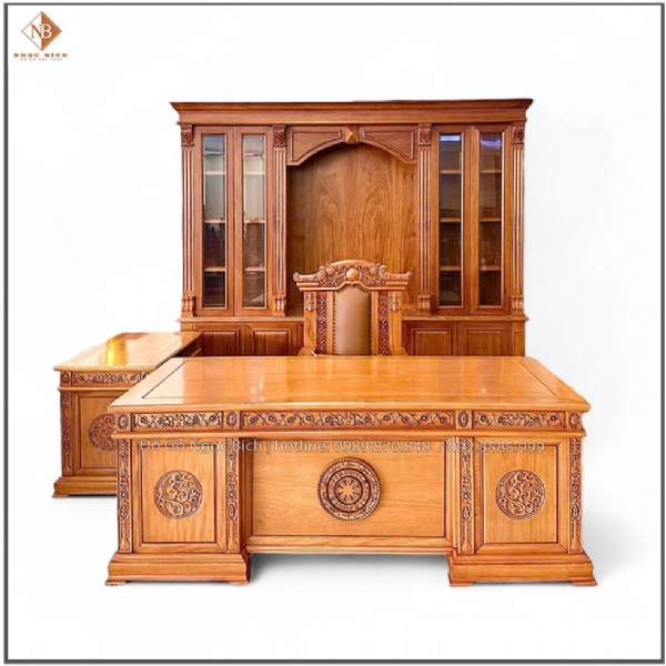 Bộ nội thất mẫu Trống Đồng phòng Giám Đốc 