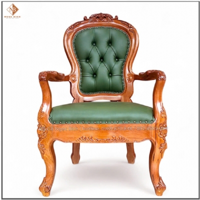 Ghế làm việc Giám Đốc Bọc Da Xanh Bộ Đội