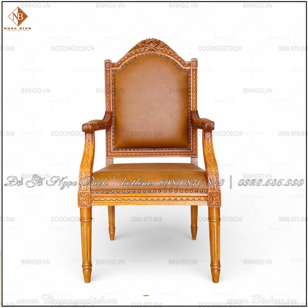 Ghế làm việc bọc da thật mẫu Ghế Putin 