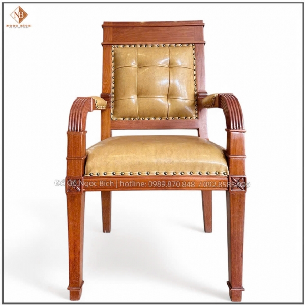 Ghế văn phòng Lãnh đạo gỗ tự nhiên 