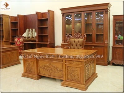 Khám phá quy trình sản xuất bàn giám đốc gỗ tự nhiên