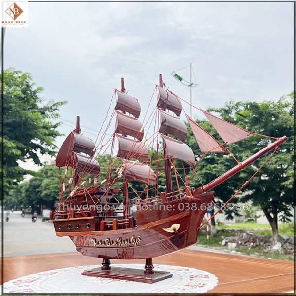 Mô hình tàu đánh cá Thái Lan dài 40cm 