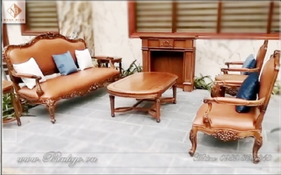 Sofa tân cổ điển kiểu Italy phòng làm việc lãnh đạo