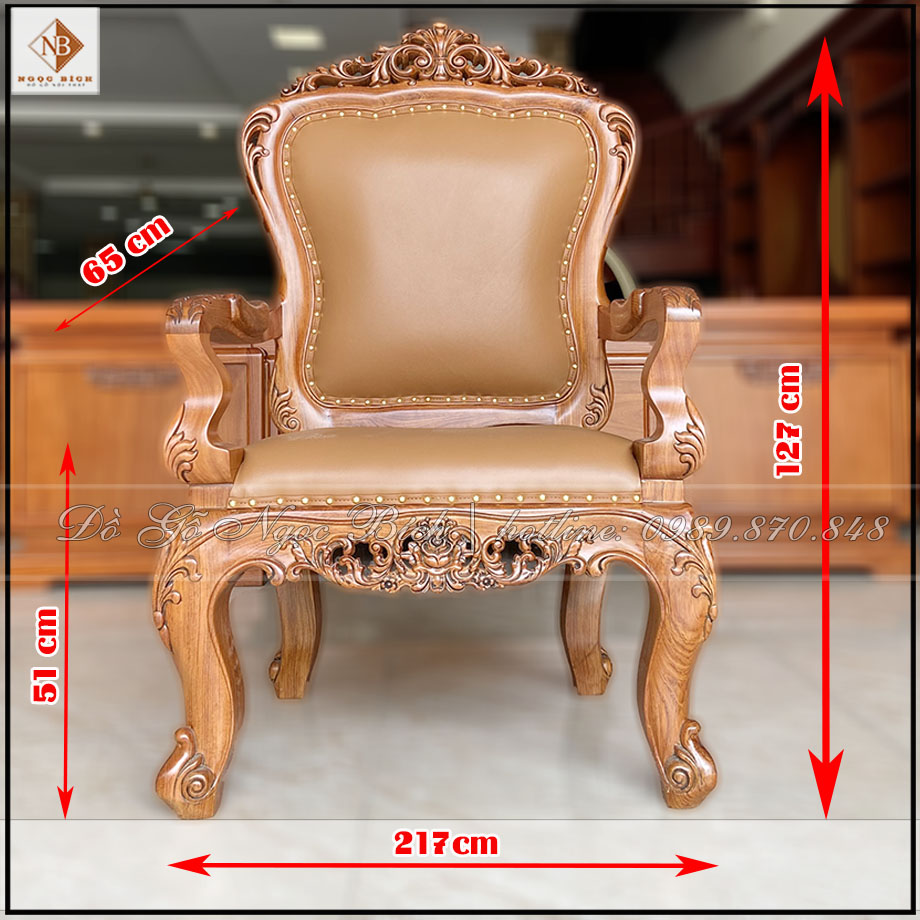 Ghế làm việc mẫu Louis: Sự kết hợp hoàn hảo giữa phong cách và chất lượng