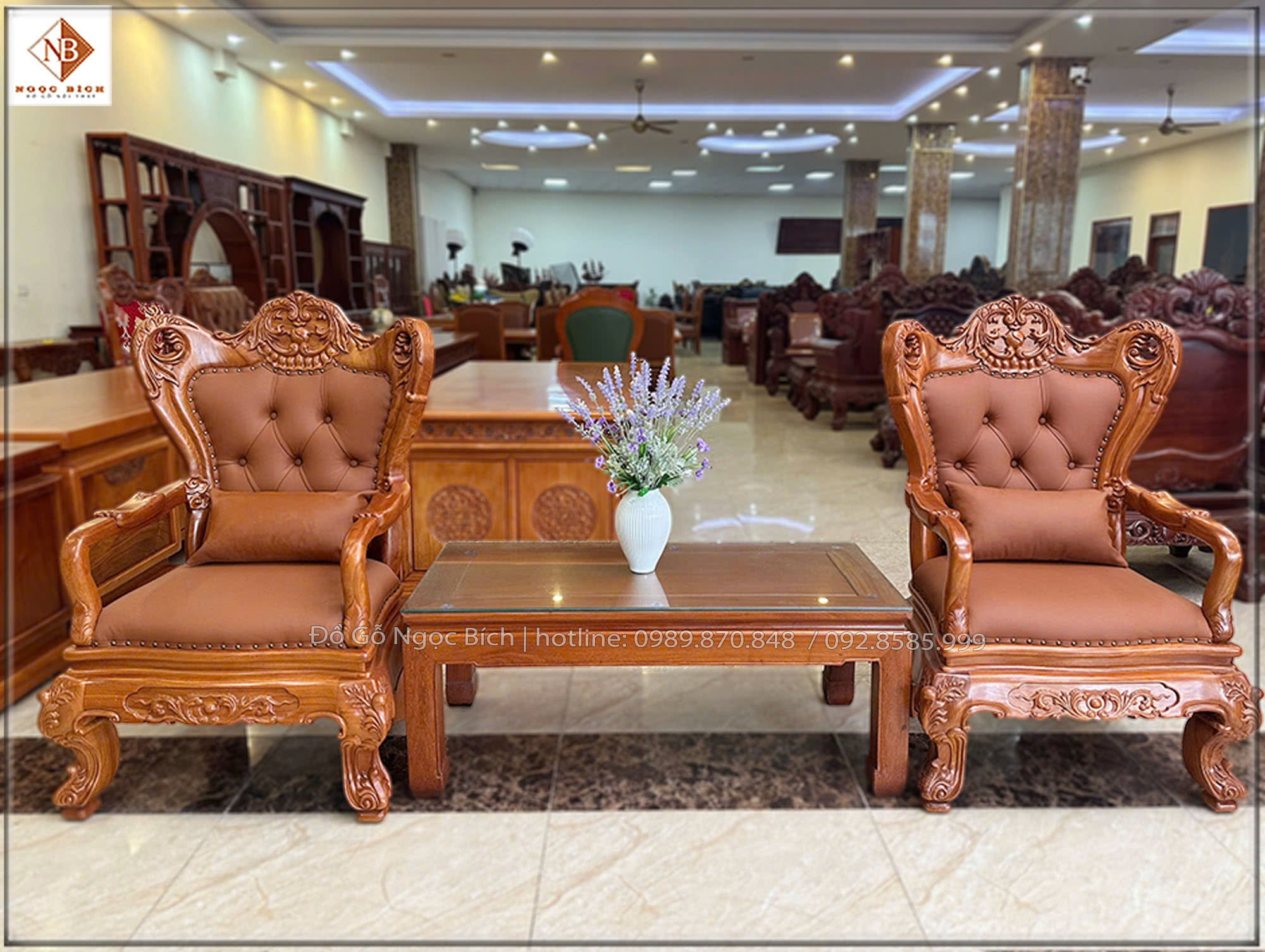 Bộ bàn ghế uống trà dành cho Lãnh Đạo có thể đặt tại nhiều không gian khác nhau , đa dạng , linh hoạt 