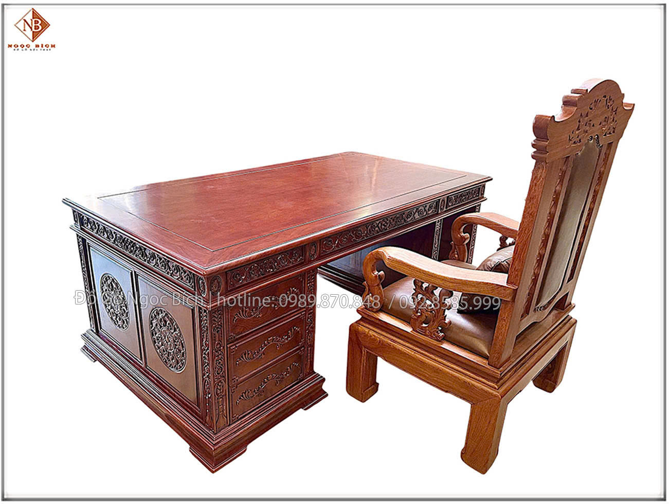 Mặt sau của bàn