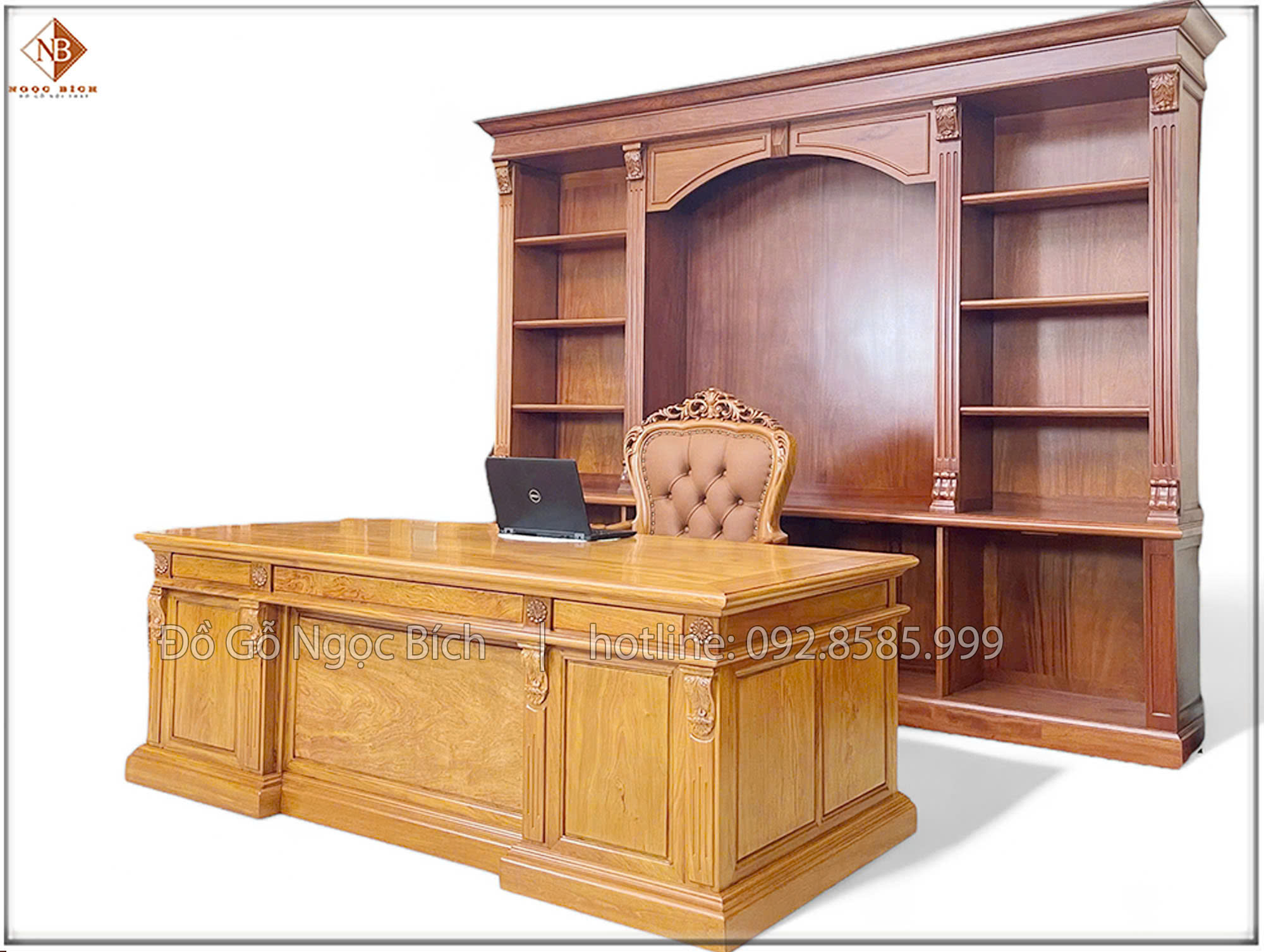 Chiếc bàn là sự kết hợp tinh tế giữa phong cách cổ điển và hiện đại