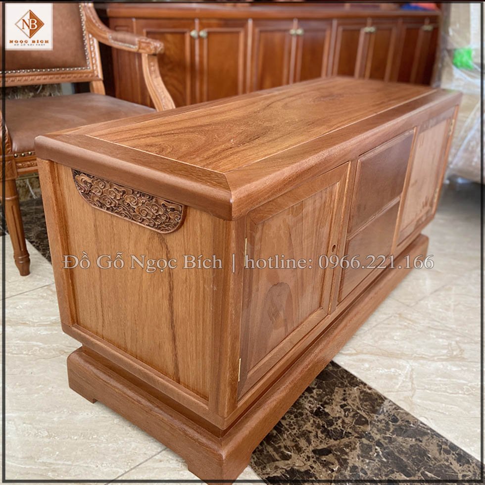 Bàn phụ mẫu hiện đại chất liệu gỗ gõ đỏ