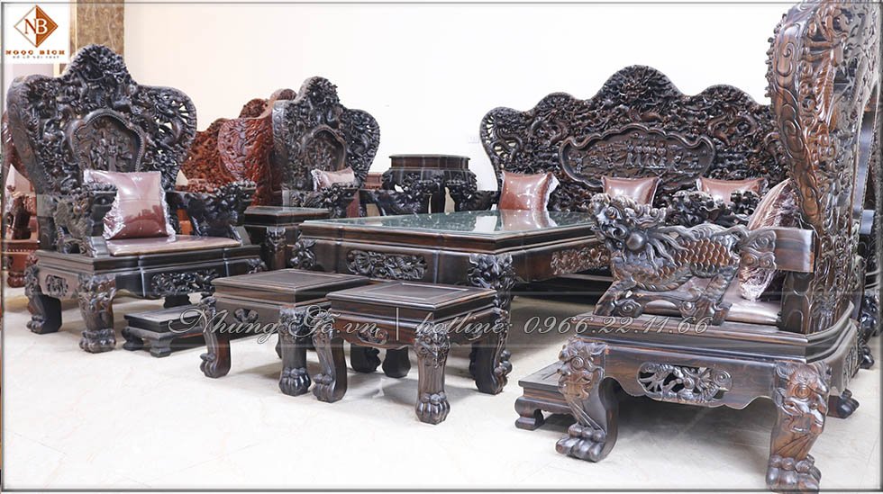 Bộ ghế thể hiện địa vị và đẳng cấp của người sở hữu