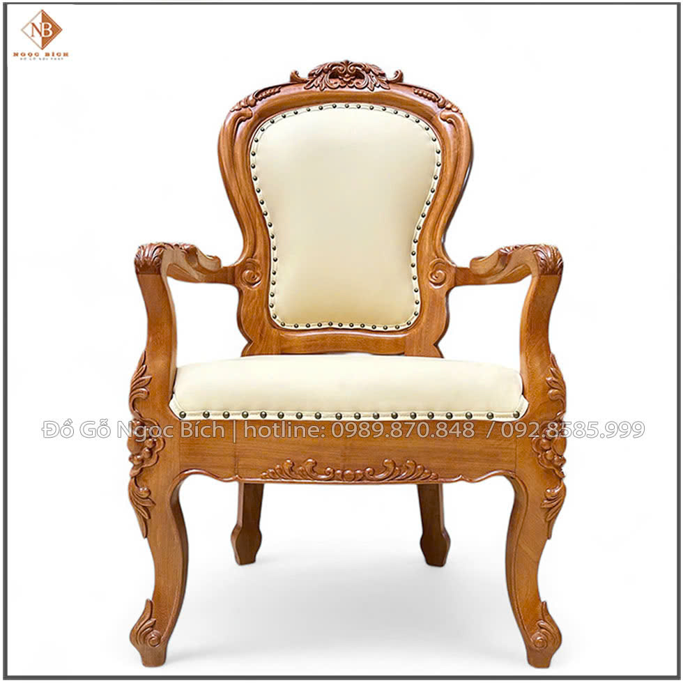 Ghế Giám Đốc mẫu Hiện Đại chất liệu gỗ gõ đỏ 