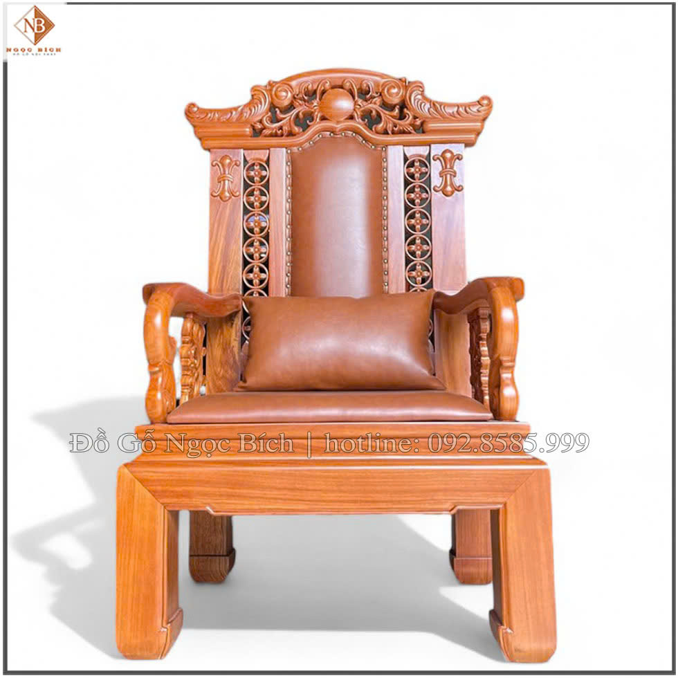 Ghế có kích thước lớn phù hợp với tầm vóc của những vị Lãnh Đạo