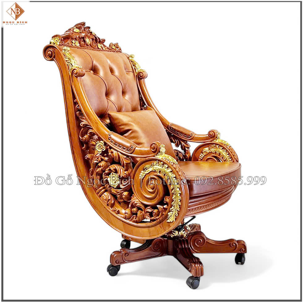 Ghế được thiết kế theo mẫu tân cổ điển dòng Hoàng Gia
