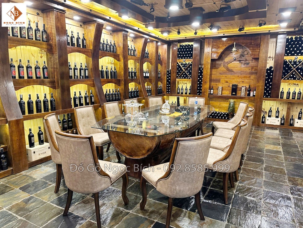 Phòng rượu phong cách Châu Âu