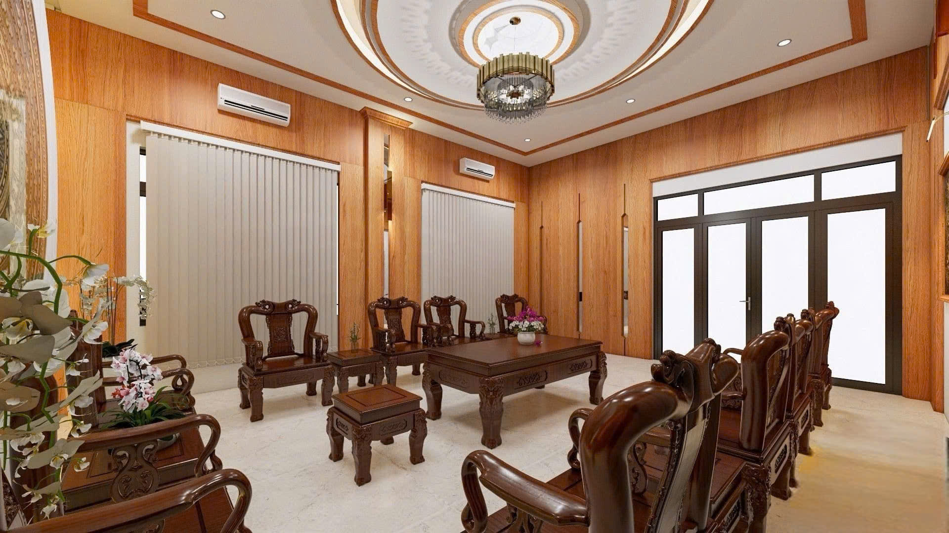 Bộ minh quốc kiểu dáng truyền thống bệ vệ , uy nghi