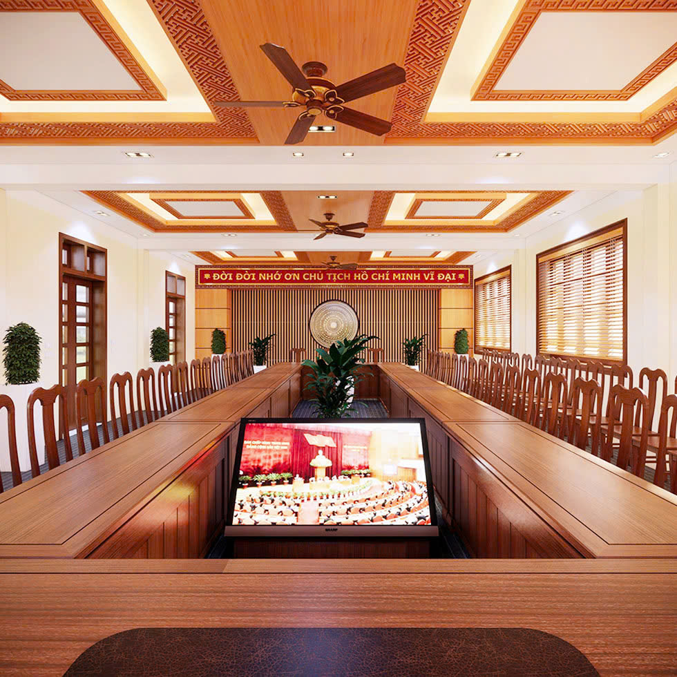 Phòng họp trực tuyến cho cấp tỉnh ủy ( Phòng họp thanh tra tỉnh Bắc Ninh )