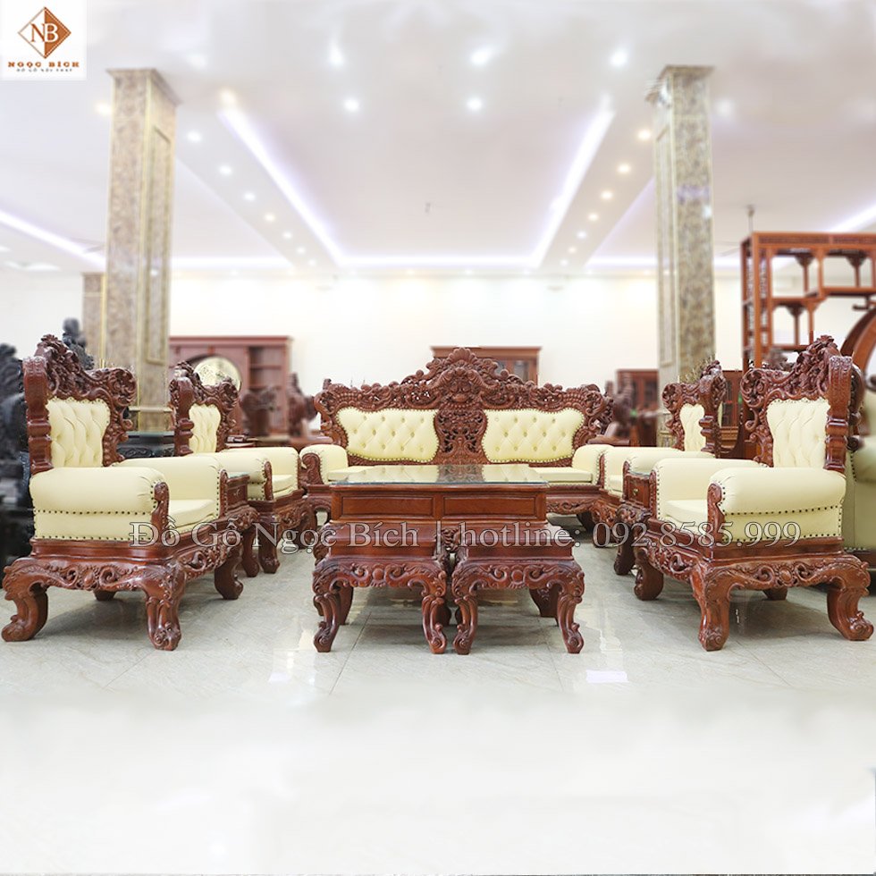 Bộ ghế thiết kế tinh tế , tỉ mỉ , sang trọng