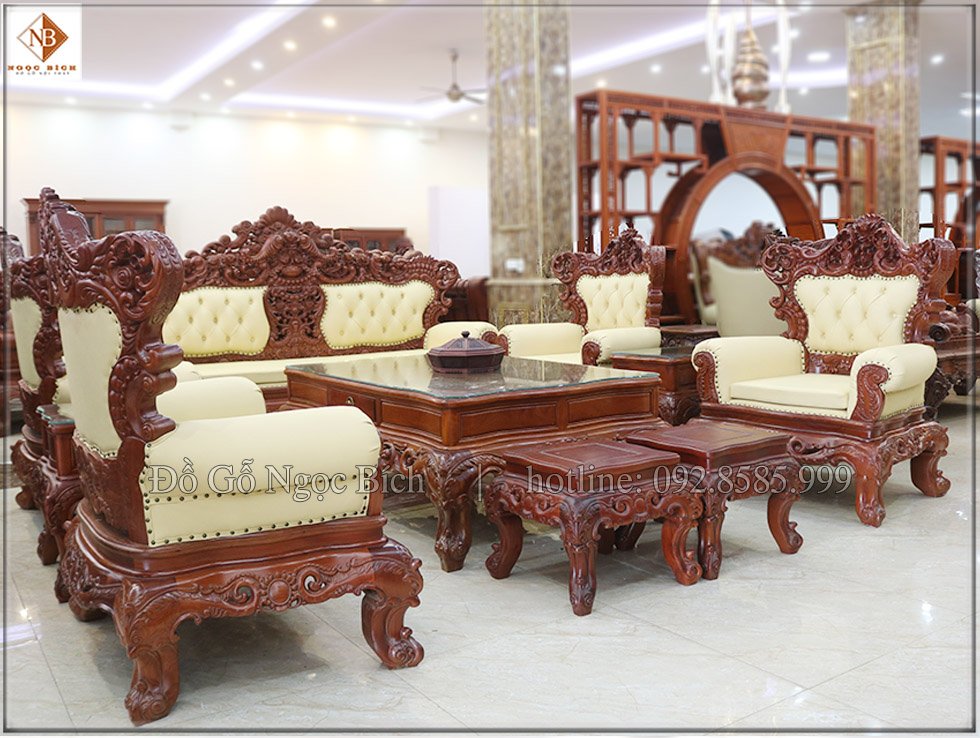 Bộ sofa được thiết kế hoàn hảo với không gian nội thất