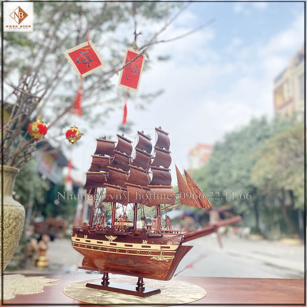 Mô hình thuyền buồm phong thủy
