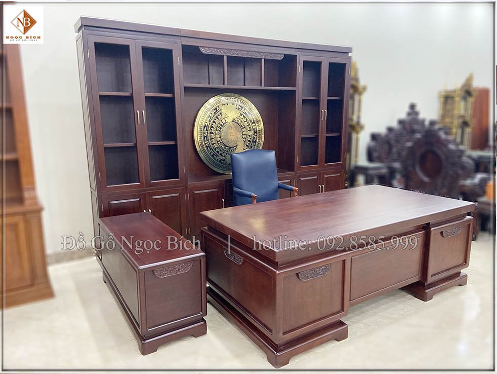 Nội thất phòng Lãnh Đạo gỗ tự nhiên 