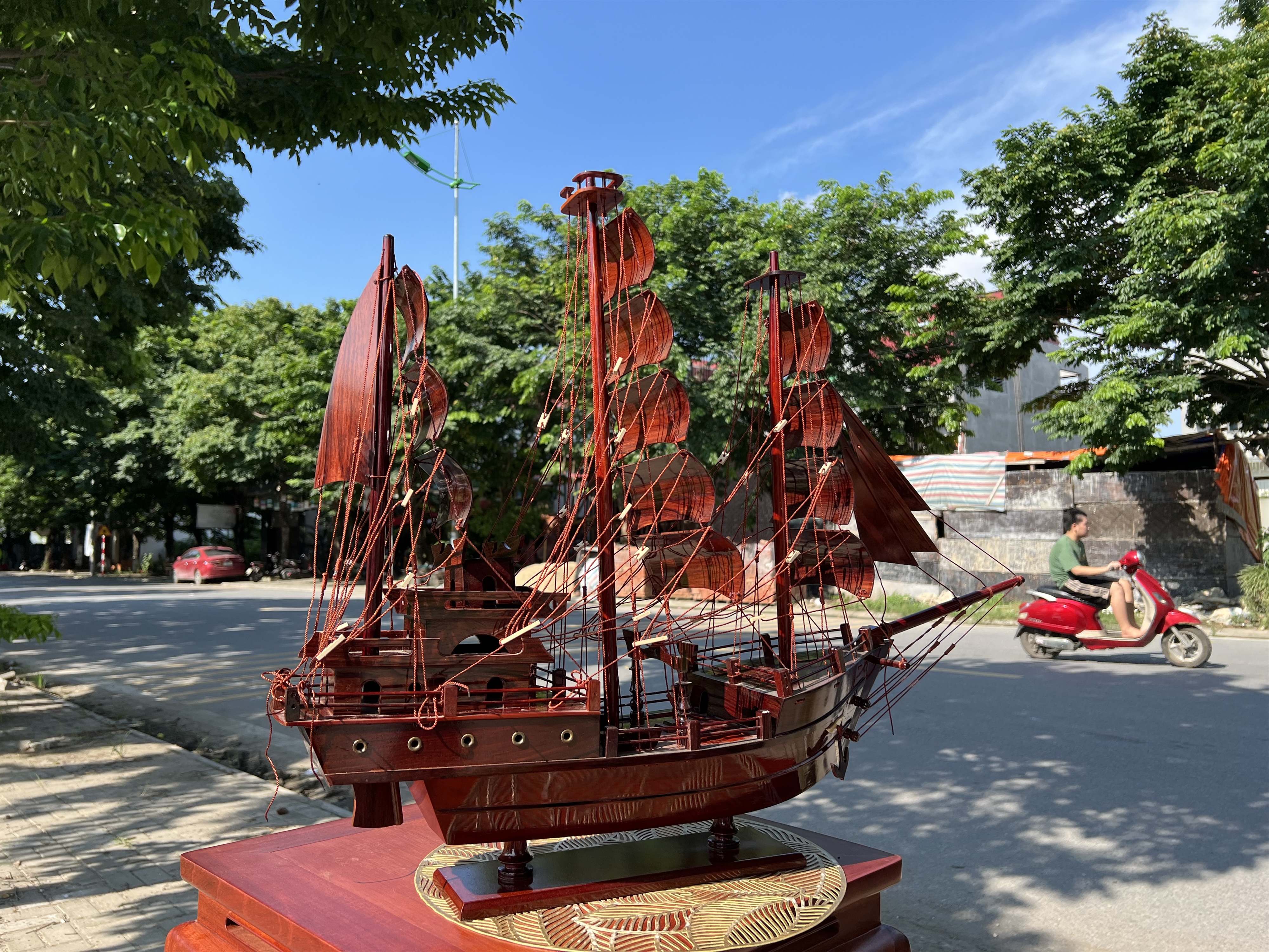 Mô hình tàu đánh cá Thái Lan dài 60cm