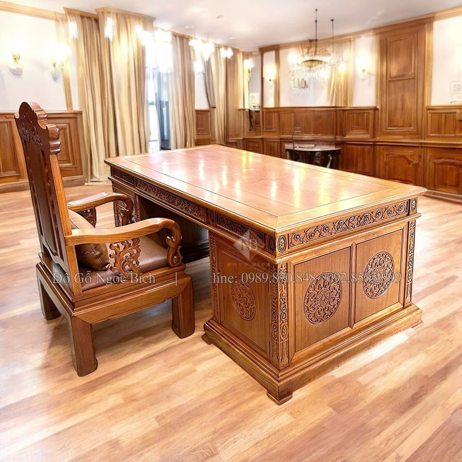 Ghế làm việc mẫu Chủ Tọa